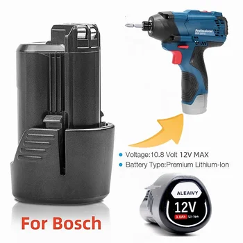 3000mAh BAT411 Náhradní Baterie Kompatibilní Pro Bosch 12V Baterie 12V/10,8 V Lithium BAT420 BAT411A BAT412 18650 Li-iontová Baterie
