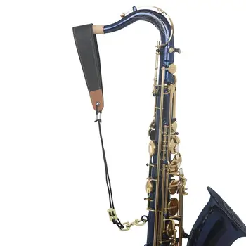 Saxofon Popruh na Krk Snadno Rozebrat s Kovový Háček pro Alto Tenor Saxofon