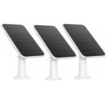 3X Solární Panel Napájení Pro Bezdrátový Venkovní Vodotěsný Bezpečnostní Kamery Non-Stop Nabíjení