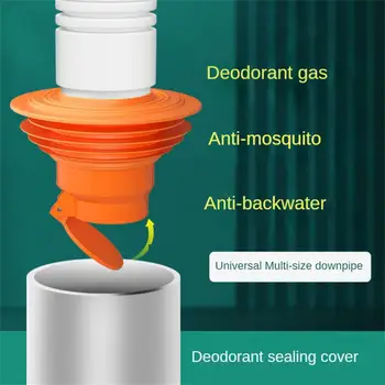 Spodní Vodě Potrubí Zátka Trubky 50 75 Trubky Silikonové Těsnění Deodorantu A Anti-blocking Anti-voda, Abs Plast Podlahová vpust Core