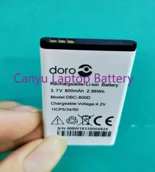 3.7 V DBC-800A, DBC-800B, DBC-800D, XYP1110007 originální baterie pro Doro 6021, 6030, 6050, 6120, 6121, 6171, PhoneEasy 500