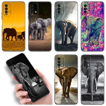 Zvíře Slon Baby Telefon Pouzdro Pro Xiaomi Redmi 7A, 8A, 9A, 9C 9i 10A 10C K20 K40 Poznámka Mi 9T Pro A2 8 9 Lite SE A3 Mix3 6X Kryt