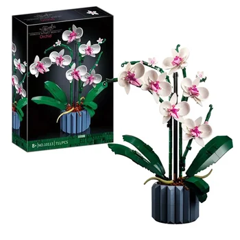 Orchidej Květina Kytice 10311 Rostlina Dekor stylu pro Dospělé; Postavit Orchidej Zobrazení Kus pro Doma nebo V Kanceláři