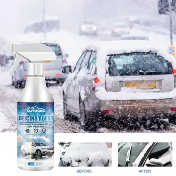 60 ml Ledové Remover Spray Zimní Vozu Odmrazovač Čelního skla Proti námraze Odstranění Kit Odmrazování Frost Sprej Sprej sníh Sníh Protec I6j5