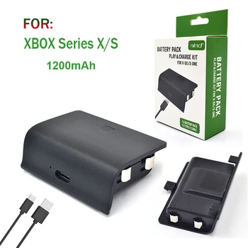 1200Mah Dobíjecí Baterii Pro XBOX Série X USB Nabíječka Bezdrátového ovladače Gamepady Nabíjení Kit pro Xbox one Series X
