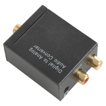 Digitální Na Analogový Audio Převodník, Zesilovač, Dekodér, Optické Vlákno, Koaxiální Signál Na Analogový Stereo Audio Adaptér 3,5 MM Jack 2Xrca