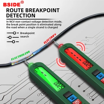 BSIDE USB Nabíjení Elektrikář Napětí Tester Pen Smart bezkontaktní Detekce Úniku Žít Indikátor Napětí Zvuk, Světlo, Alarm S4