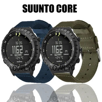 Náramek pro Suunto Core Popruh Smart hodinky Kapela Nylon Canva Měkké sportovní Pás