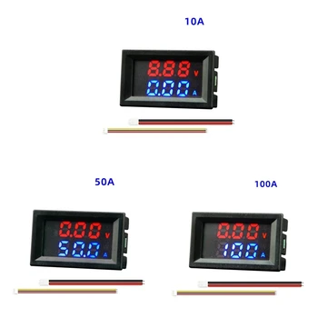 Digitální Ampérmetr Voltmetr 10A/50A/100A LED Voltmetr Aktuální Power Meter Dropship