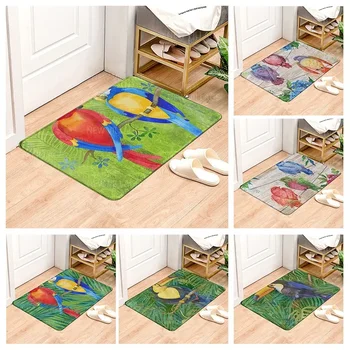 Havajský styl non skluzu sprcha mat koberec, koupelna domácí dekorace podlahové rohože kuchyně ložnice obývací pokoj měkké absorbující dveře mat
