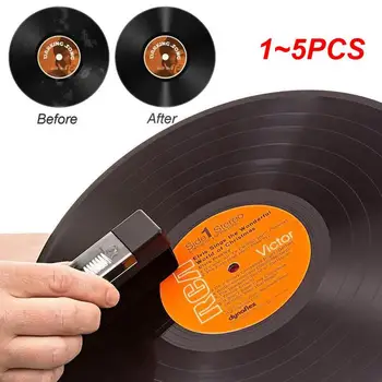 1~5KS Anti Statické Vinyl Record Cleaner Čistící Kartáč na Prach, Odstraňovač pro Vinyl gramofon Prachu-Remover-Kartáč Gramofony