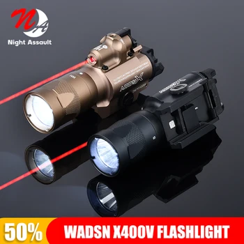 WADSN LED Strobe Svítilna pro Airsoft X400 x400v taktické doplňky červené laserové surefir Lov Osvětlení Příslušenství 20mm Lase