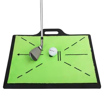 Golf Praxi Rohož Golf Swing Podložka S Track Přenosný Golfový Trénink Podložky Pro Swing Detekce Analýzu Cestu A Správné Bít