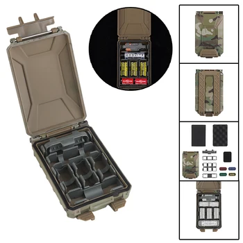 Taktická Modulární Baterie Box Vojenské Lovecké Vybavení Střelecké Venkovní Pěší Turistika Nástroj Skladování Baterie Pouzdro Molle Cs Wargame Pouzdro