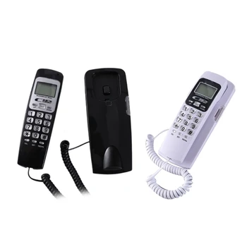 Malé Pevné linky Telefonu opakované Vytáčení a LCD Zobrazení Volajícího Pevné Linky