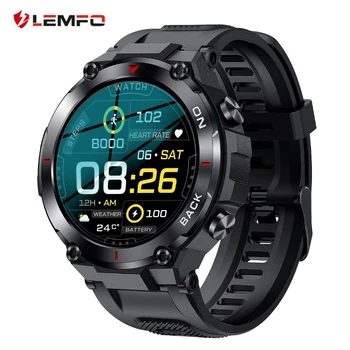 Venku Sport Smart Watch LEMFO K37 GPS hodinky pro muže Smartwatch IP68 vodotěsné hodinky 40 Dní v Pohotovostním režimu Pro IOS, Android Telefon