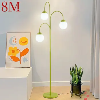 8M Moderní Nordic Stojací Lampa Kruhové Sklo Kreativní Jednoduché Světla Stojící LED Dekor Pro Domácí Obývací Pokoj Ložnice