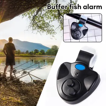 LED Světlo Rybaření Alarm Přenosný Rybaření Bite Alarm Rybářský vlasec Gear Upozorní Indikátor Vyrovnávací paměti Alarm Ryb Rybářský Prut Hlasitý Alarm