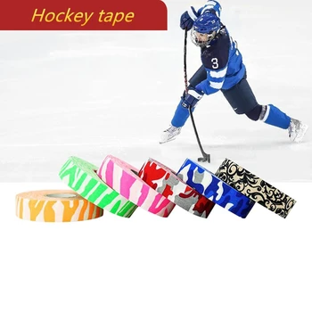 Hokejka Pásku 2,5 mm x 25m Univerzální Barevné Sportovní Bezpečnost Bavlněné Tkaniny Zvyšuje Lední Hokej, Badminton, Golf Pásky