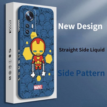 Marvel Hrdina Karikatura Roztomilý Pro Xiaomi Mi 13 12T 11i 11X 10S 10 Pro Lite Liquid Levé Lano Telefon Případě