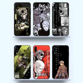 Jean Kirstein Útoku na Titan anime Telefon Pouzdro Pro Xiaomi Redmi poznámka 12 11 7 8 9 10 E s i T X poznámka ultra X3 pro 5G 4G