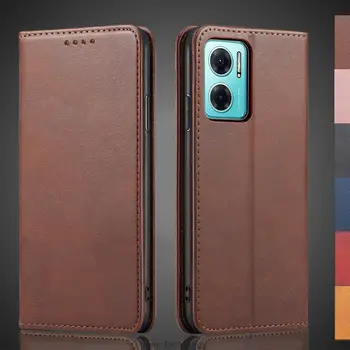 Magnetická přitažlivost Kožené Pouzdro pro Xiaomi Redmi Poznámka 11E Pouzdro Flip Pouzdro Peněženka Telefon Tašky Fundas Coque