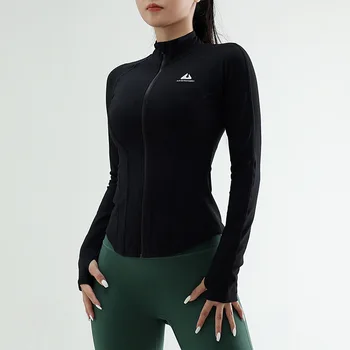 2023 Fitness Jóga Košile Ženy Tělocvičně Oblečení Dlouhý Rukáv Sportovní Bunda, rychleschnoucí Jóga Opotřebení Venkovní Běh Tepláková souprava pro Ženy