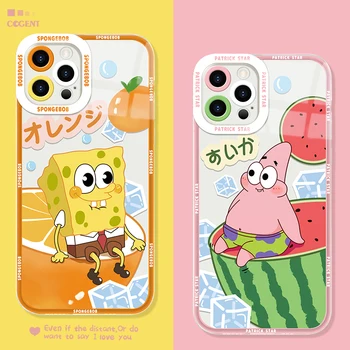 SpongeBob - Patricks Surfování Telefon Pouzdro pro iPhone 14 15 Pro Max 13 12 Mini 11 Pro XR XS X 8 7 6 Plus SE roku 2020 Měkké Silikonové Krytí