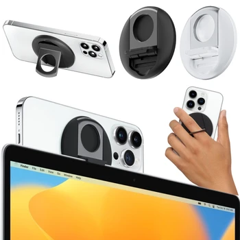 Nastavitelný Kontinuity Fotoaparát Mount Příslušenství Přenosné Magnetické Telefon Webcam Mount Desktop pro iOS 16 MacBook pro MacOS Ventura