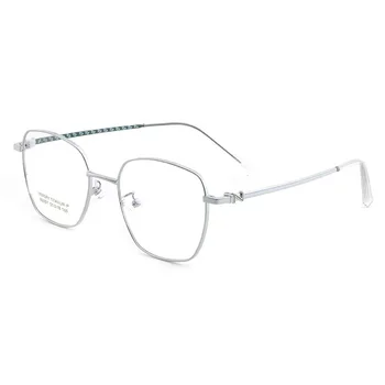 51mm Módní Brýle Dámské Pohodlné Vintage Polygon Čistého Titanu Brýle na Předpis, Brýle Rám Pro Muže 86001