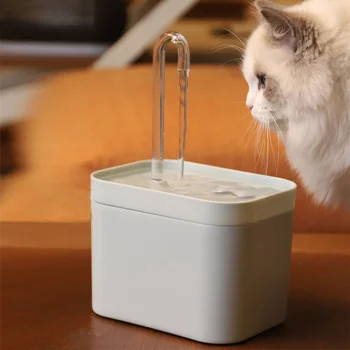 Pet 1,5 L Oběhu Filtrace Vody Fontány Automatický Filtr USB Elektrické Silent Cat Pitné potřeb Pro Kočky A Psy