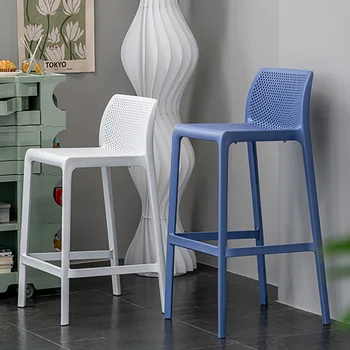 Moderní Přízvuk Židle Kuchyně Severských Workshop Pult Akryl Vysoké Židle Ložnice Herní Venkovní Sedie Velluto Design Nábytku