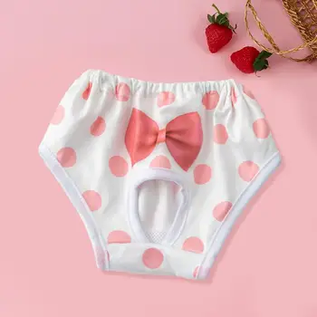 Fena Produkty Péče o Zdraví Zářivé Vzorované Pes Plenky Pohodlné Prodyšné Pet Menstruační Kalhoty pro Princezny pro Psy