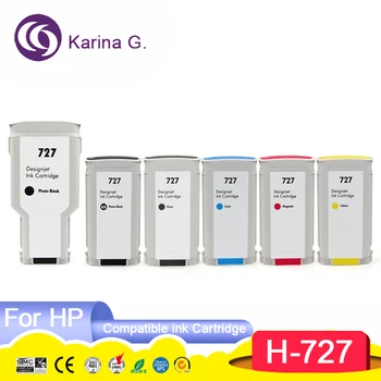 727 Premium Kompatibilní Barva Tintas Inkjet Reman Inkoustová Kazeta pro HP HP727 Designjet T920 Tiskárny