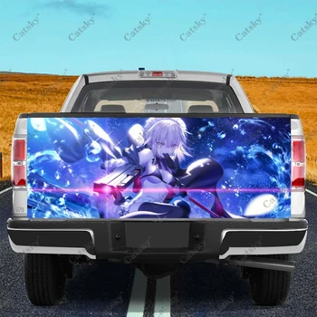 Anime Osud Grand Aby Tisk Auto Ocas Kufru Chránit Vinly Zábal Obtisk Nálepka Auto Boční Dekor Nálepka pro SUV, Off-road Pickup
