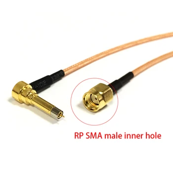 Nový Bezdrátový Modem Drát RP-SMA Konektor Samec Na MS156 pravý Úhel Konektor Kabel RG316 Přívodního kabelu 15CM
