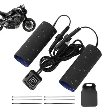 Motocykl Rukojeť Ohřívače Elektrické USB Handbar Teplejší Tři Zařízení Nastavitelný Zimní Příslušenství Pro Čtyřkolky, skútry A Sněžné Skútry