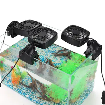 Fish Tank Mini Ventilátor Chlazení Odvod Tepla Nastavitelná Rychlost Větru Elektrický Ventilátor Fish Tank Akvarijní Příslušenství