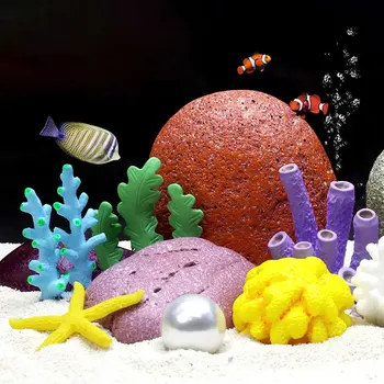 Fish Tank Dekorace Simulace Mořské Sasanky Malé Korálové Vody Scenérie Fish Tank Dekorace Vodní Produkty, Terénní Úpravy