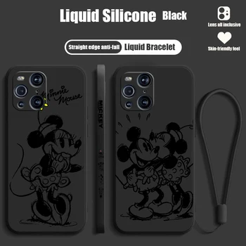 Karikatury Mickey Roztomilé Pro OPPO Najít X6 X5 X3 X2 Pro Lite Neo tekutiny Silikonový Kryt Telefonu Případ